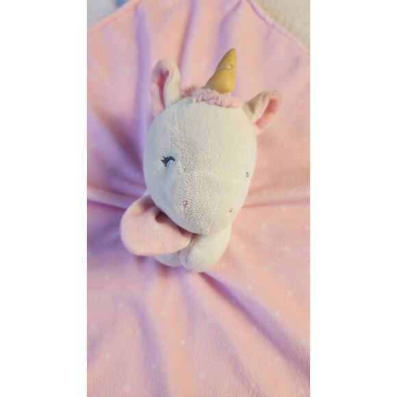 Carters Just One You Pink Unicorn lovey Baby Blanket Target Security Nursery - Picture 6 of 6